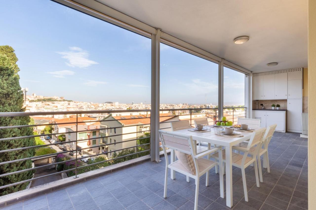 Terrazza61 - Appartamento Con Vista Spettacolare Sulla Citta Di Cagliari Buitenkant foto