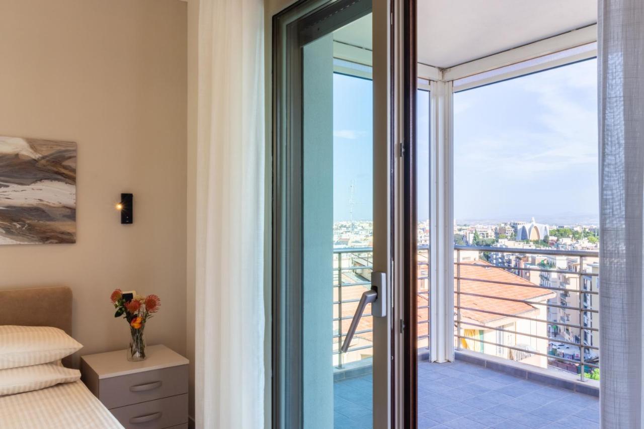 Terrazza61 - Appartamento Con Vista Spettacolare Sulla Citta Di Cagliari Buitenkant foto